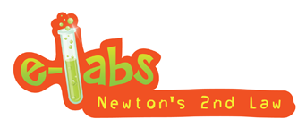the Newton's Laws II e-Labs Logo
